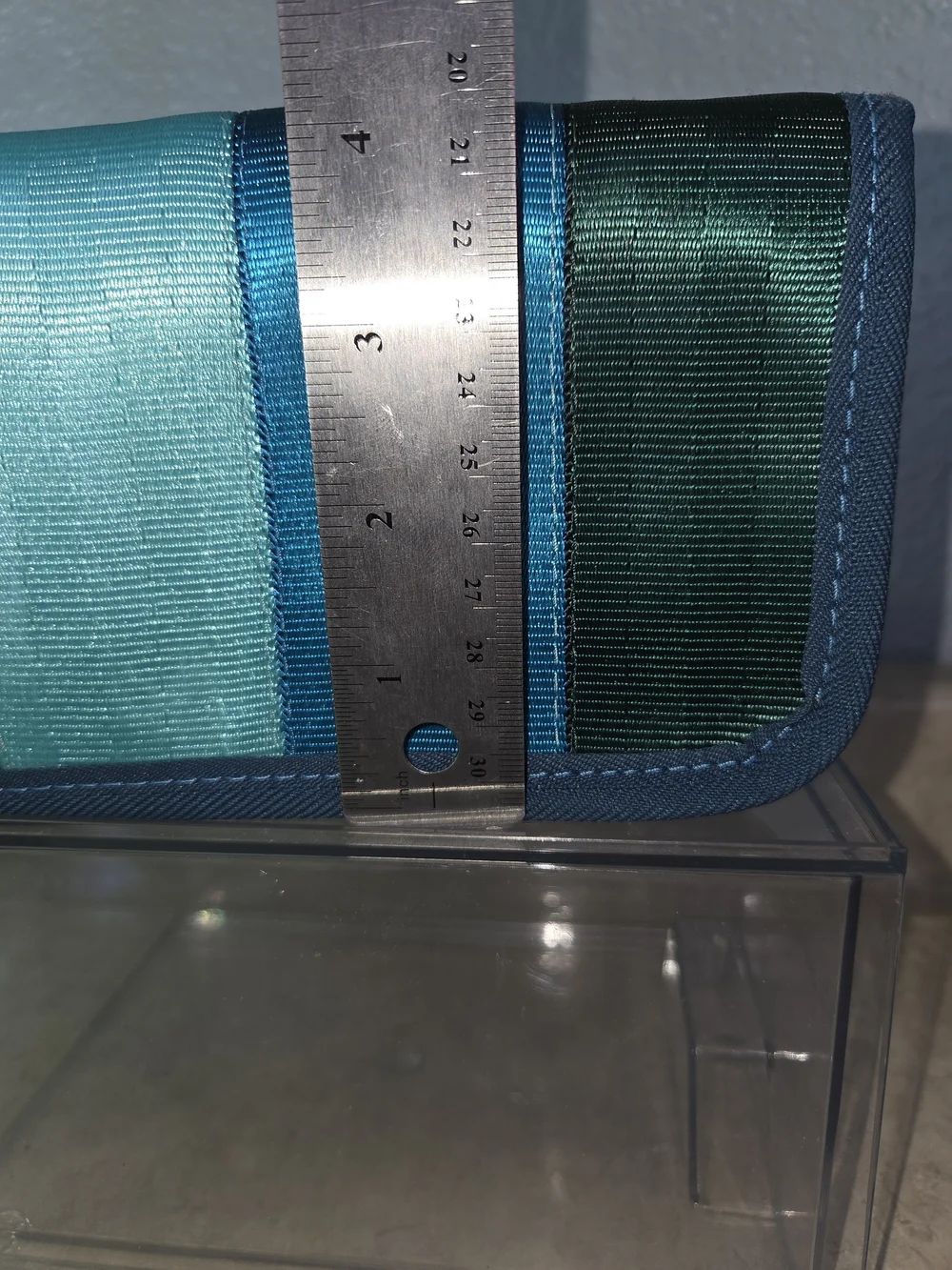 Harveys Original Seatbelt Bag Peacock Legacy Collection Wallet Clutch